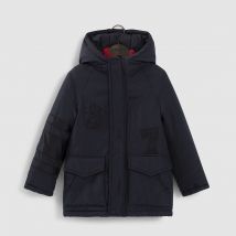 Parka semilarga 2 en 1 con chaqueta acolchada integrada