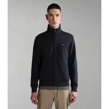 Sweater met rits en opstaande kraag