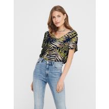 Blouse manches courtes, col V