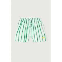 American Vintage Pantaloncini A Righe Con Elastico In Vita Verde Donna Taglie L