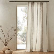 Am.pm Tenda Lino Mangilano Beige Taglie 140 x 320 cm