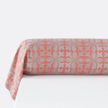 So'home Federa Per Cuscino Cilindrico Flanella, Bergame Grigio Taglie 85 x 185 cm