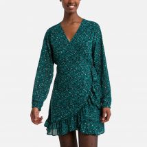 Only Abito Portafoglio Fantasia Verde Donna Taglie S