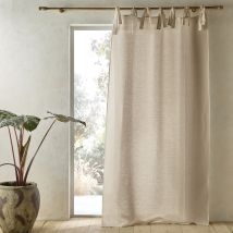 Am.pm Tenda In Lino Annodata, Colin Beige Taglie 140 x 180 cm
