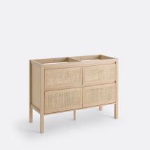 La Redoute Interieurs Mobile Sottolavabo 4 Cassetti Vimini L120cm, Lumpa