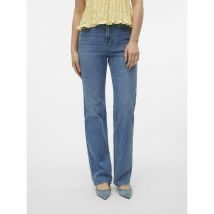 Vero Moda Jeans Dritti, Vita Alta Blu Donna Taglie W27 L30 (US) - 40 (IT)