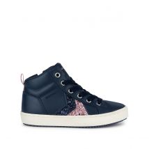 Geox Sneakers Alte Traspiranti Kalispera Blu Bambina Taglie 37