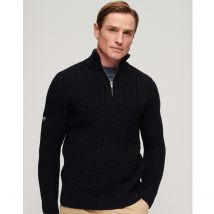 SUPERDRY Maglione Vintage Collo Alto Con Cerniera Jacob