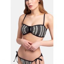 Dorina Top Per Bikini A Fascia Orissa Nero Donna Taglie M