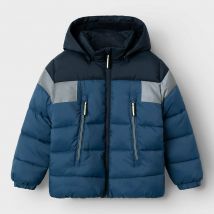 Name It Piumino Con Cappuccio Blu Bambino Taglie 12 anni - 150 cm