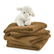 La Redoute Interieurs Confezione Da 4 Maxi Pannolini In Garza Di Cotone Kumla
