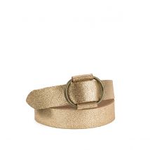 Pieces Cintura In Pelle Pilja Oro Donna Taglie 85 cm