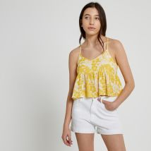 La Redoute Collections Blousa Stampa Floreale Sottili Spalline Altro Taglie XXXS
