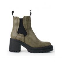 Chattawak Stivaletti Chelsea Con Tacco Juarez Verde Donna Taglie 40