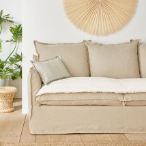 La Redoute Interieurs Materasso Da Seduta Cotone Natté, Panama Beige Taglie 60 x 180 cm
