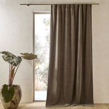 Am.pm Tenda In Velluto Stone Washed, Nyodhi Grigio Taglie 140 x 180 cm