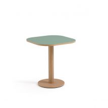 Formica X La Redoute Interieurs Tavolo Da Bistrò Impiallacciato Rovere E Formica, Quillan Marrone Taglie 2 persone