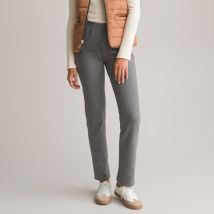 Anne Weyburn Boxer Dritto Tessuto Felpato, Cotone Stretch Grigio Donna Taglie 44 (FR) - 48 (IT)