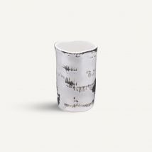Otto Studio For Am.pm Vaso In Ceramica Smaltata, H12,5 Cm, Raw