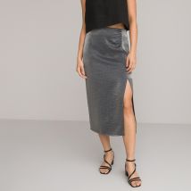 La Redoute Collections Gonna Dritta Lunga Grigio Donna Taglie 38 (FR) - 42 (IT)