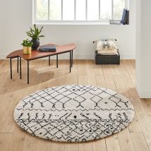 La Redoute Interieurs Tappeto Rotondo In Stile Berbero, Afaw Beige Taglie diametro 200 cm