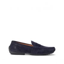 Polo Ralph Lauren Mocassini In Pelle Scamosciata Reynold Blu Uomo Taglie 42