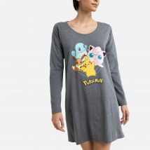 Pokemon T-shirt Manica Lunga Pokemon Grigio Donna Taglie S