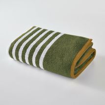 La Redoute Interieurs Maxi Telo Da Bagno A Righe 500 G/m² Scenario Verde Taglie 100 x 150 cm
