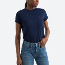 Polo Ralph Lauren T-shirt Scollo Rotondo Maniche Corte Blu Donna Taglie XL
