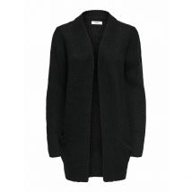 Jdy Cardigan Lungo In Maglia Grossa Nero Donna Taglie XS