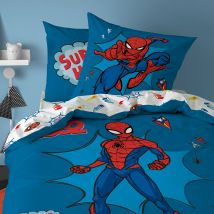 Spider-man Copripiumone + Federa Cotone, Spiderman Avenger Altro Taglie 140 x 200 cm