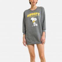 Snoopy Felpa Lunga Homewear Di Snoopy Grigio Donna Taglie M