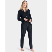Impetus Pigiama In Lyocell/cotone Blu Donna Taglie XL