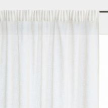 La Redoute Interieurs Tenda Per Calorifero Con Bordo Arricciato, Nyong Bianco Taglie 180 x 140 cm