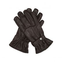 Schott Guanti Con Logo 3d Marrone Uomo Taglie M