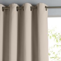 Moondream Tenda Oscurante E Termica Con Occhielli Beige Taglie 350 x 145 cm