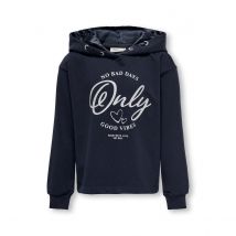 Kids Only Felpa Con Cappuccio 7/8-13/14 Anni Blu Bambina Taglie 7/8 anni - 120/126 cm