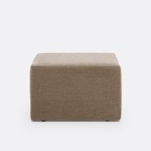 La Redoute Interieurs Pouf Modulabile Texturé, Mahe Marrone Taglie 1 posto
