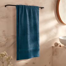 La Redoute Interieurs Telo Da Bagno Cotone Pettinato 600g/m2, Kheops Blu Taglie 70 x 140 cm
