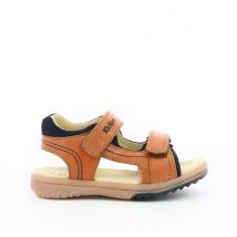 Kickers Sandali Pelle Tacco Aperto Platino Marrone Bambino Taglie 24