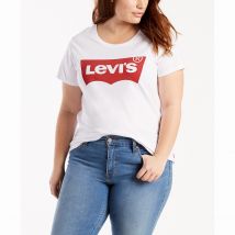 Levi’s Plus T-shirt Logo Levis Plus The Perfect Tee Bianco Donna Taglie 52/54 (IT) - 48/50 (FR)