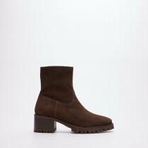 Rivecour Stivaletti In Pelle Scamosciata N°79 Marrone Donna Taglie 39