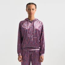 Lili Sidonio Felpa Fantasia Con Cappuccio Rosa Donna Taglie M