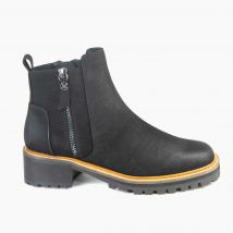 Chattawak Stivaletti Con Cerniere Lousa Nero Donna Taglie 36