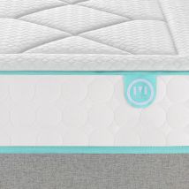Merinos Completo Materasso A Molle + Rete, Le Tout Moelleux Grigio Taglie 160 x 200 cm