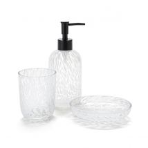 La Redoute Interieurs Set Da Bagno In Vetro Maculato, Tachtia