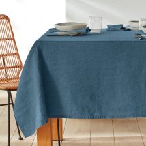 La Redoute Interieurs Tovaglia Lino Lavato, Victorine Blu Taglie 170 x 250 cm