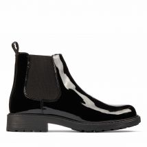 Clarks Stivaletti Chelsea In Pelle Vernice Orinoco2 Lane Nero Donna Taglie 39