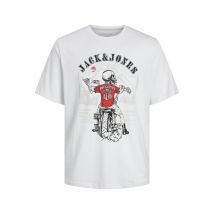 Jack & Jones Junior T-shirt A Maniche Corte Bianco Bambino Taglie 10 anni - 138 cm