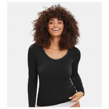Sans Complexe T-shirt Maniche Lunghe Chill Nero Donna Taglie XXL